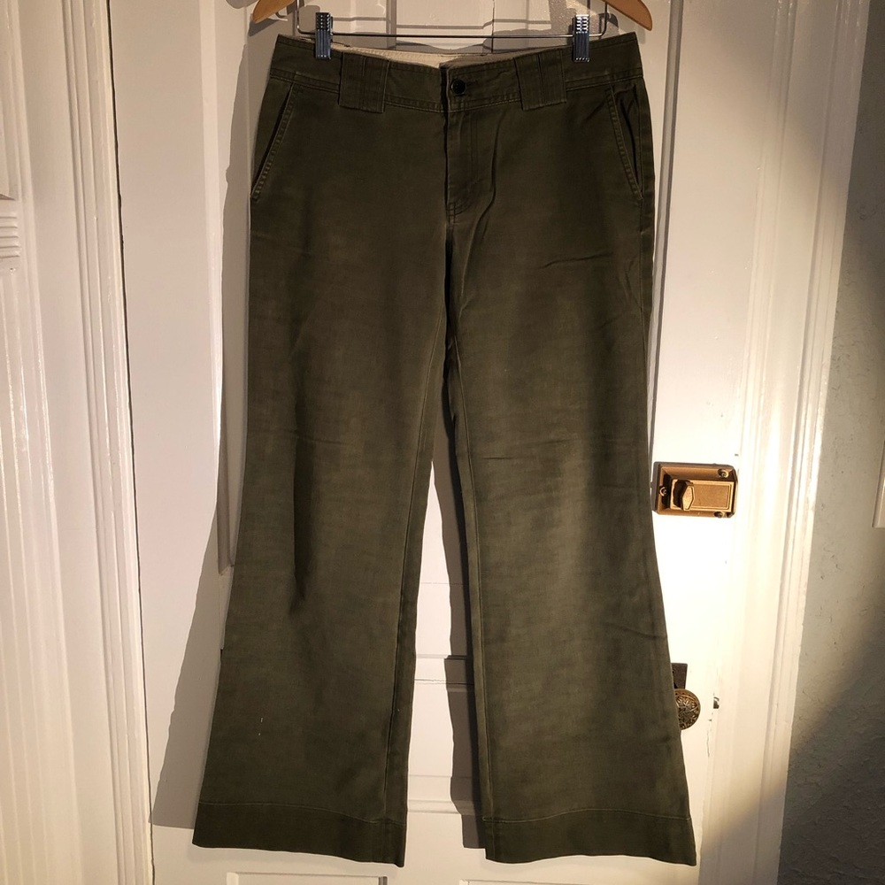Banana Republic olive drab boot cut